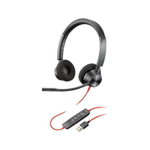 Poly Blackwire 3320 USB-A Stereo Corded Headset